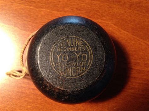 Vintage and collectible wood Duncan Beginner's yo-yo. This is one of the larger sized beginner ...