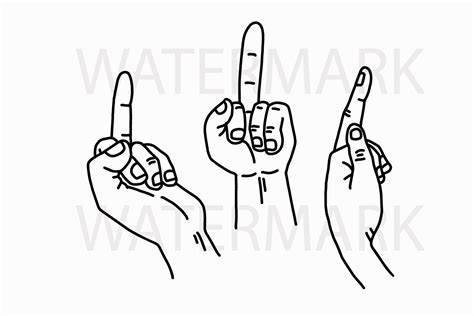 Middle Finger Drawing Reference - Drawing.rjuuc.edu.np