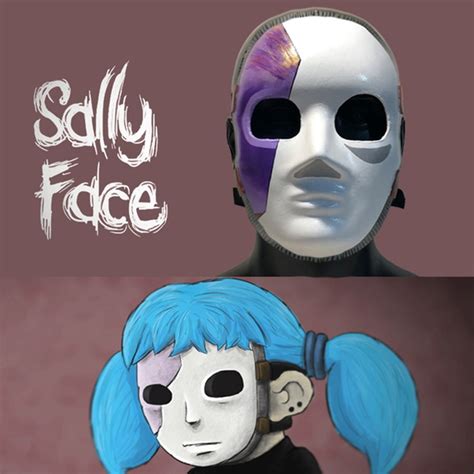 Sally Face Mask Cosplay Horror Sally Face Masks Crazy Game Helmet ...