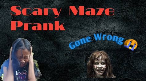 Scary Maze Prank (GONE WRONG) - YouTube