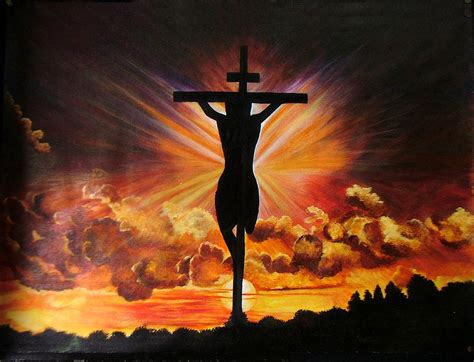 Incarnation - The Holy Soul Christ- Original Painting Painting by Mrs Neeraj Parswal - Fine Art ...