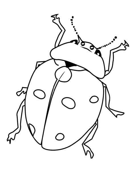 Free Printable Bug Coloring Pages For Kids