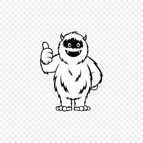 Yeti Vector Hd PNG Images, Yeti Transparent Icon Yeti Symbol Design From Fairy Tale Collection ...