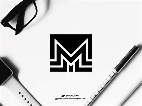 ML Logo design inspiration by logo_sans on Dribbble