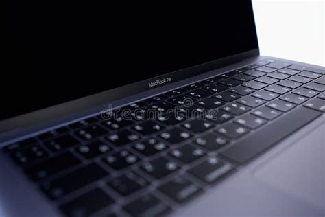 Keyboard - MacBook 12 Silver 1st Gen Editorial Stock Image - Image of ...