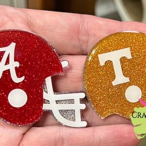 NEW Alabama Roll Tide Inspired Helmet Interchangeable Badge Reel Beads ...