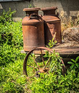 20200712-Rustic - antique milk can | #FlickrFriday #rustic | Flickr