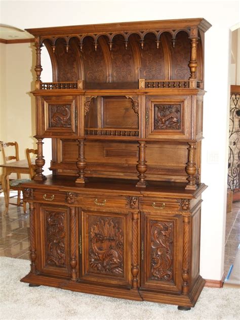 Antique Furniture and Canopy Bed: Antique Walnut Furniture