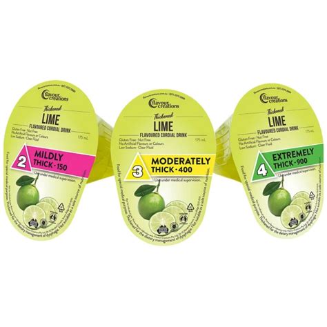 Lime Flavoured Thickened Cordial Drink - Noble Healthcare