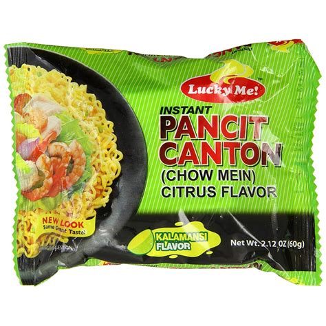 Lucky Me Pancit Canton Kalamansi (Citrus) Chow Mien instant noodles