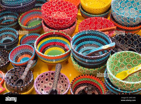 Sinaloa, Mexico - December 12 2019: Sale of Mexican handicrafts in local market Stock Photo - Alamy