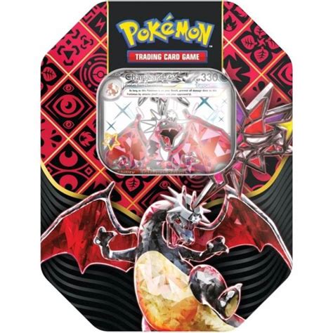 Pokemon Trading Card Game Paldean Fates Collectors Tin : Charizard ex - Trading Card Games from ...