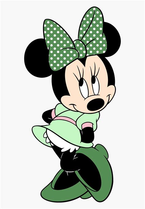 Mickey Mouse Clipart Green - Minnie Mouse Green Dress , Free Transparent Clipart - ClipartKey