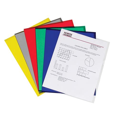 Amazon.com : C-Line Recycled Project Folders with Thumb Cut Fronts, Reduced Glare, Letter Size ...