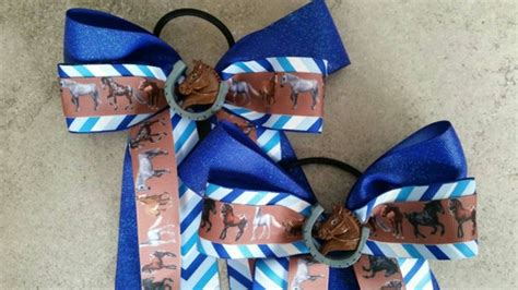 HORSE SHOW BOWS Set of bows for equestrian shows. Grosgrain