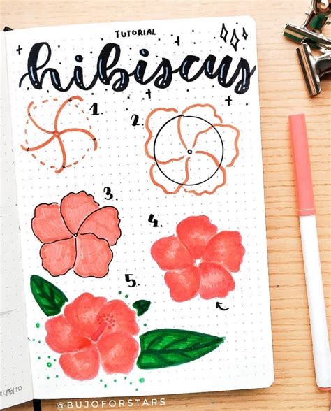 34 Best Step by Step Flower Doodle Tutorials for 2021 - atinydreamer