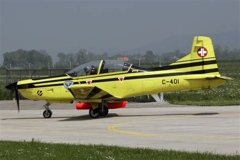 Swiss - Air Force, C-401, Pilatus PC-9; 11.05.2006, LSMP, Payerne, Switzerland - Flugzeug-bild.de