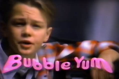 See Leonardo DiCaprio's old Bubble Yum TV commercial from the '80s - Click Americana