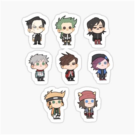 "FN STICKER SET" Sticker by sparrowRB | Redbubble