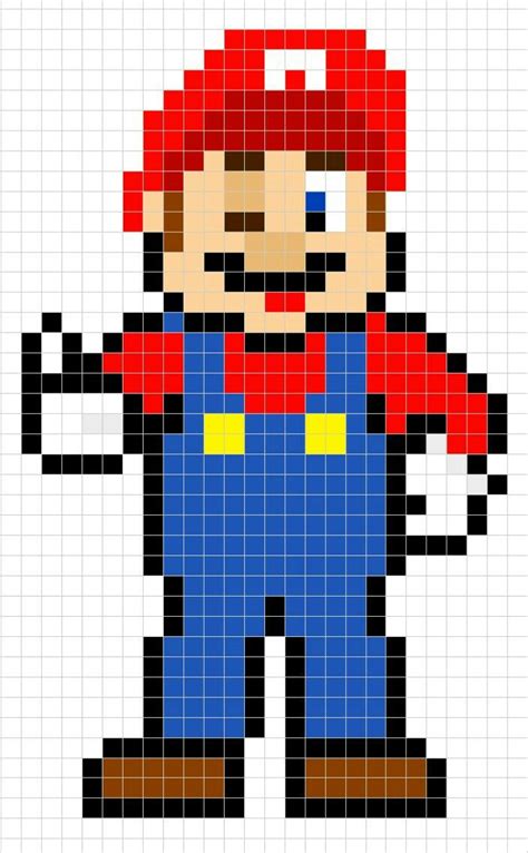 Super Mario Bros. - Pixel Art