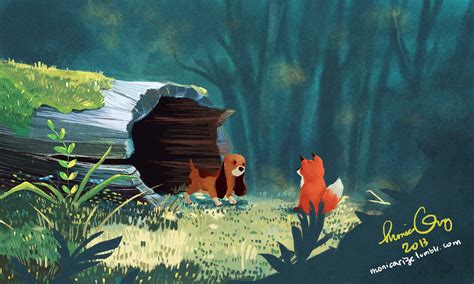 The Fox and the Hound (fan art) (2) | Images :: Behance