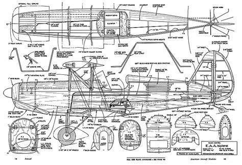 EAA Biplane Plans Free Download - AeroFred.com - Download and Share Free Model Airplane and Boat ...