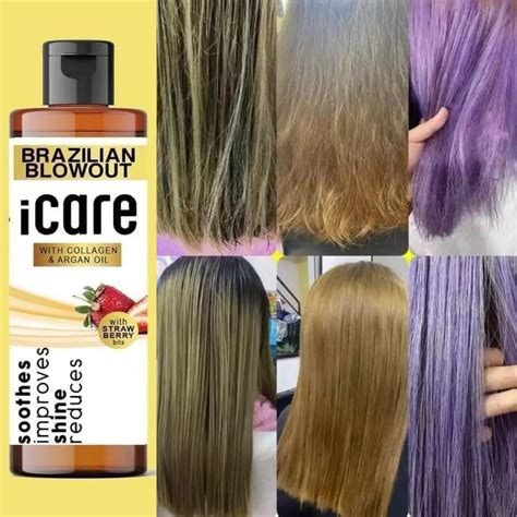 iCare Brazilian Blowout with Collagen and Argan Oil Brazilian Hair ...