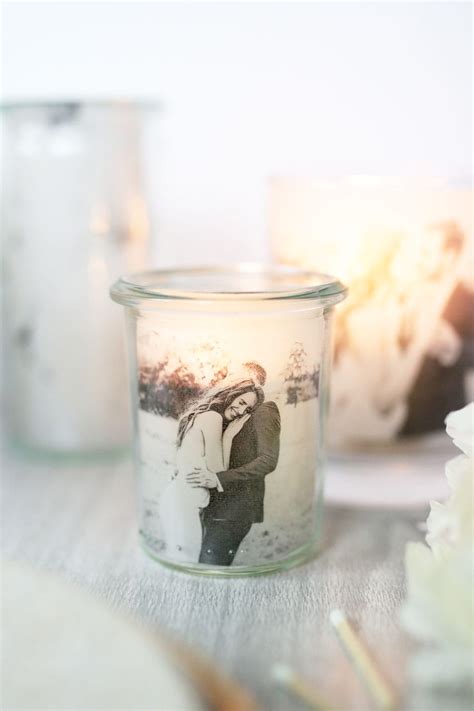 DIY Photo Candle Holders | Pipkin Paper Company