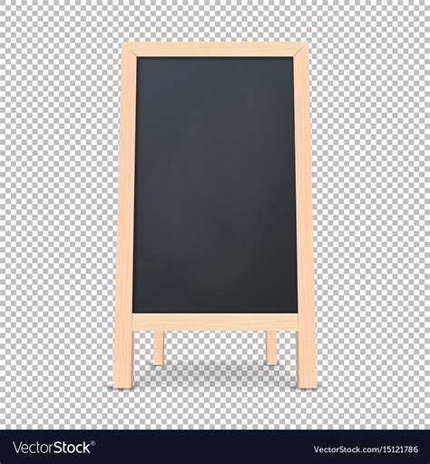 Realistic special menu announcement board icon Vector Image