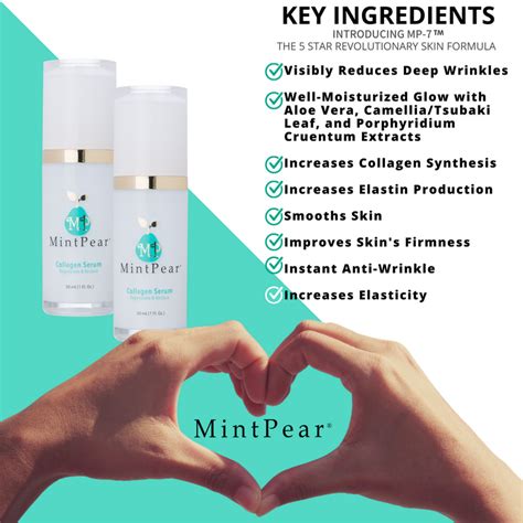 Face Serum for Wrinkle Free Skin Anti Aging Smoothing Wrinkles – MintPear