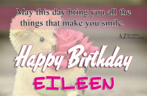 Happy Birthday Eileen - AZBirthdayWishes.com