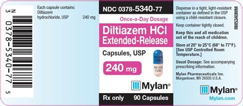 DILTIAZEM ER 240MG - RX Products