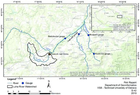 The Novojičínsko area with the Luha River Watershed and hydrometric... | Download Scientific Diagram