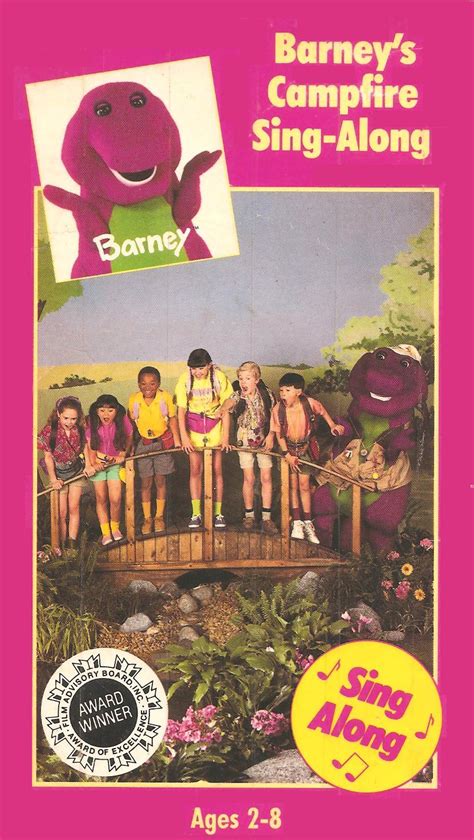 Barney campfire sing along bear - fabmilo