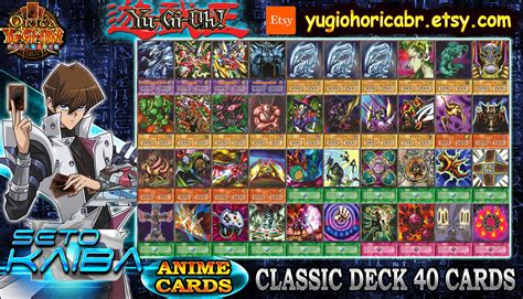 Seto Kaiba Orica Deck Yugioh Anime Cards | Yugioh, Yugioh decks, Yugioh cards