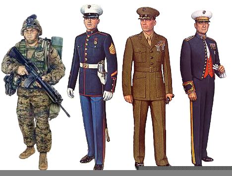 American Marines Uniform | Free Images at Clker.com - vector clip art ...