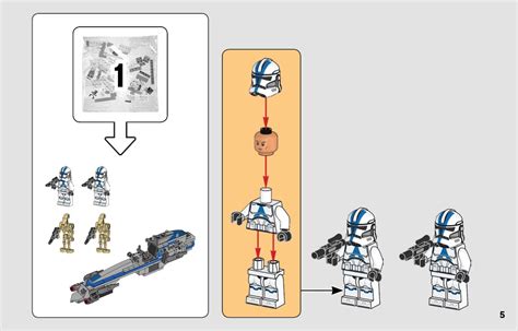 LEGO 75280 501st Legion Clone Troopers Instructions, Star Wars