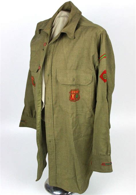 1930’s CCC Civilian Conservation Corps US Army Uniform Shirt w/ Patches ...