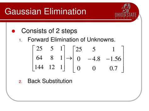 PPT - Linear Systems Gaussian Elimination PowerPoint Presentation, free download - ID:579372