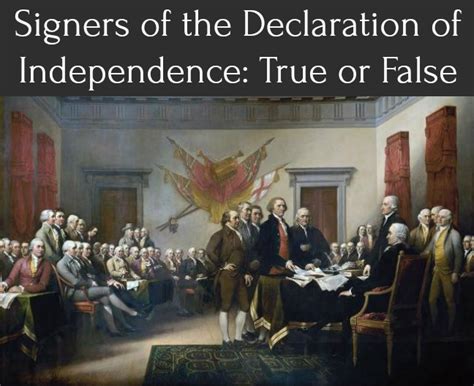 True or False? Signers of the Declaration - Character Concepts Blog