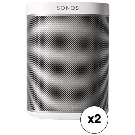 Sonos PLAY:1 Compact Wireless Speaker Pair Kit (White) B&H