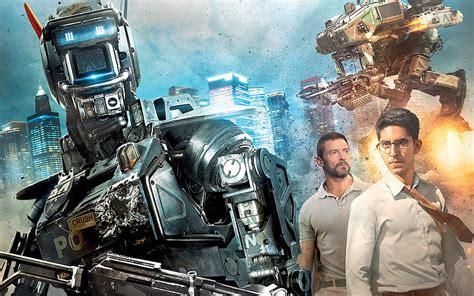 HD wallpaper: movie poster, weapons, robots, shooting, Hugh Jackman ...