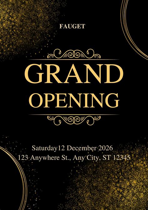 Details 100 grand opening poster background - Abzlocal.mx