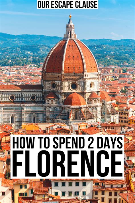 The Ultimate 2 Days in Florence Itinerary (+ Tips!) - Our Escape Clause | Viaje a europa, Italia ...