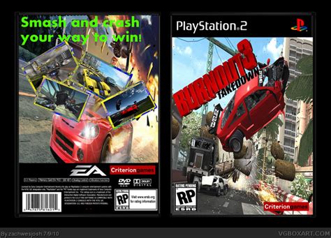 Burnout 3: Takedown PlayStation 2 Box Art Cover by zachwesjosh