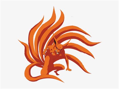 Naruto Nine Tails Png - Nine Tailed Fox Png - Free Transparent PNG Download - PNGkey