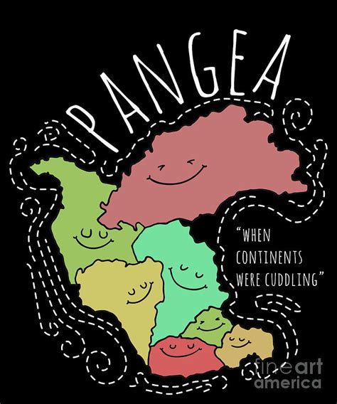 Reunite Pangea Funny Geology For Geologist Drawing by Noirty Designs - Pixels