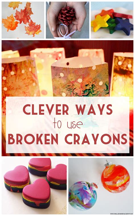 16 Clever Ways to Use Broken Crayons | Old crayon crafts, Broken ...