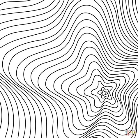 Optical Illusion coloring page | Free Printable Coloring Pages