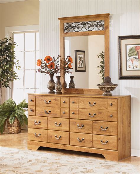 Bittersweet - Light Brown - Dresser, Mirror - EZ Furniture Sales & Leasing